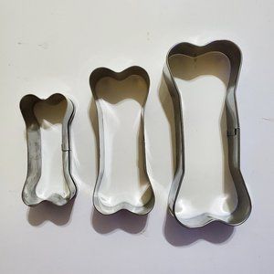 Dog bone cookie cutters